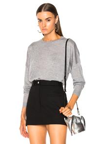 Acne Studios Karel Knit Top In Gray