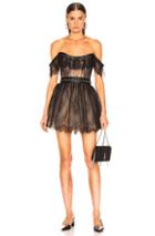 Aadnevik Lace Mini Dress In Black