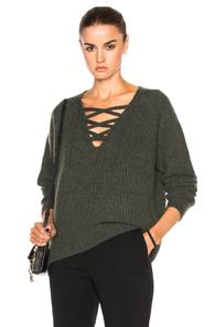 Nili Lotan Cashmere Alix Sweater In Green