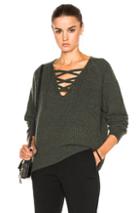 Nili Lotan Cashmere Alix Sweater In Green