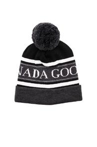 Canada Goose Merino Logo Pom Hat In Gray