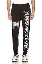 Sss World Corp Sssnoop Murder Sweatpants In Black