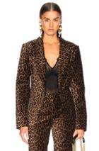A.l.c. Marina Leopard Mercer Jacket In Animal,brown