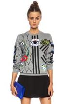 Kenzo Graphic Sweatshirt In Gray