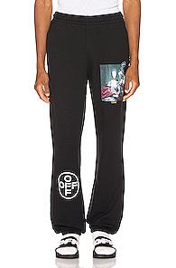 Off-white Marian De Silva Sweatpants In Black