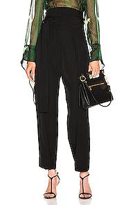 Petar Petrov Hallet High Waist Pant In Black