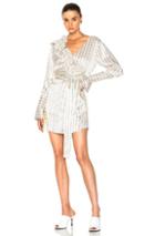 Maggie Marilyn Somewhere Shirt Dress In Neutrals,stripes,white