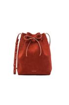 Mansur Gavriel Bucket Bag In Orange,brown
