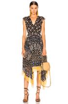 Ulla Johnson Aurelie Dress In Blue,abstract,paisley