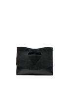 Proenza Schouler Medium Cut-out Curl Leather Clutch In Black