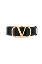Valentino Buckle Belt In Black