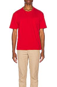 Visvim Jumbo Tee In Red
