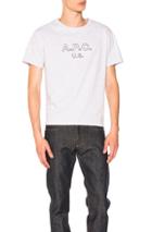 A.p.c. Us Star Tee In Gray