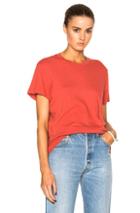 Re/done Boyfriend Tee In Red