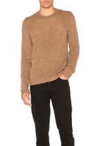 Maison Margiela Jersey Pullover Sweater In Brown