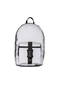 Christopher Kane Reflective Backpack In Metallics,gray
