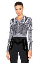 Altuzarra Rey Sweater In Gray,geometric Print