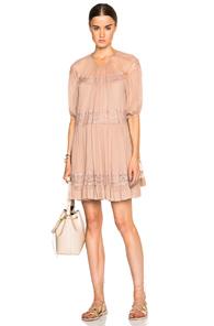 No. 21 Amelia Dress In Neutrals
