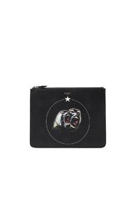 Givenchy Large Zip Pouch In Black