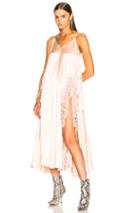 Y Project Sleeveless Midi Dress In Pink