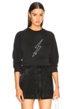 Givenchy Lightning Bolt Sweatshirt In Black