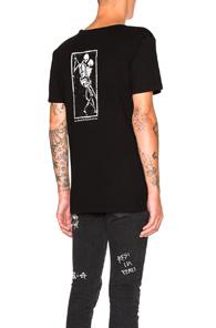 Rta Square Dance Print Tee In Black