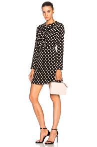 Alexis Corrine Dress In Black,geometric Print