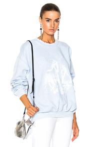 Baja East Graphic Sweatshirt In Blue