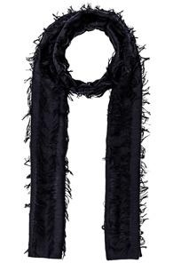 Chloe Fil Coupe Stripe Scarf In Blue