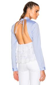 Sandy Liang Fawn Top In Blue