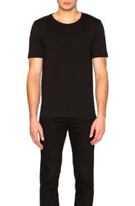 Maison Margiela Garment Dyed Basic Tee In Black
