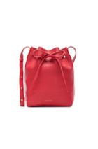 Mansur Gavriel Mini Bucket Bag In Red