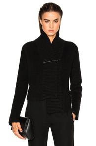 Ann Demeulemeester Safety Pin Cardigan In Black