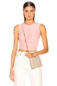 Georgia Alice Mesh Twist Tank Top In Pink