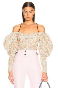 Hellessy Lauren Top In Floral,white