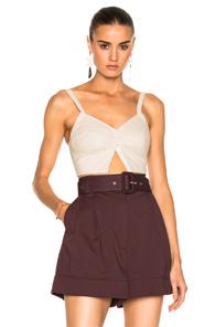 Isa Arfen Bustier Top In Neutrals
