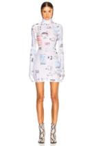 Vetements The Styling Dress In Abstract,white
