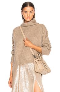 Sally Lapointe Cashmere Hi Lo Sweater In Brown