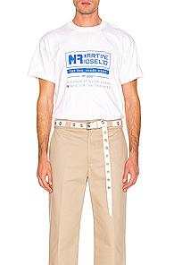 Martine Rose Wobbly Tee In White
