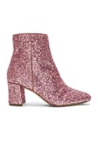 Mansur Gavriel Glitter Ankle Boot In Pink