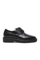 Common Projects Leather Cadet Derbies In Black
