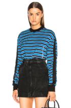 Givenchy Striped Sweater In Blue,stripes
