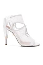 Aquazzura Lace Sexy Thing Bridal Heels In White