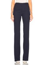 Mugler Tailored Twill Trousers In Blue