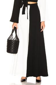 Staud Ramon Pant In Black,white
