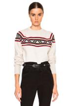 Isabel Marant Blake Aspen Knit Sweater In Neutrals
