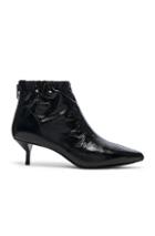 3.1 Phillip Lim Leather Blitz Kitten Booties In Black