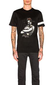Lanvin Graphic Tee In Black