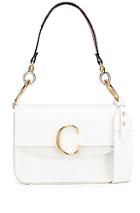 Chloe C Double Carry Bag In White