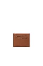 Maison Margiela Calf Leather Cardholder In Brown